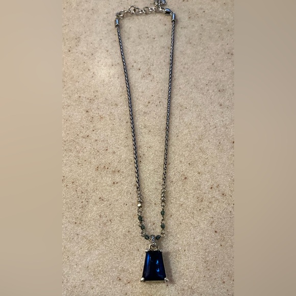 Brighton Jewelry - Brighton Blue and Silver Necklace